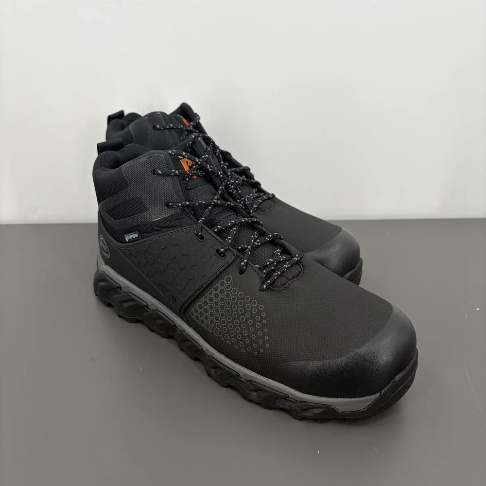 Mens Timberland PRO Ridgework Composite Safety Toe Waterproof Mid Boot Size 12